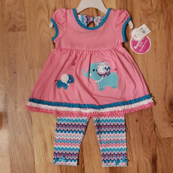 Nannette Other - NWT Nannette Mama & Baby Elephants set